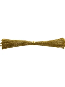 Beliani Künstliche Weihnachtsbäume<114er-Set Weihnachtsbaumkugeln GJENDE in Rosa/Gold