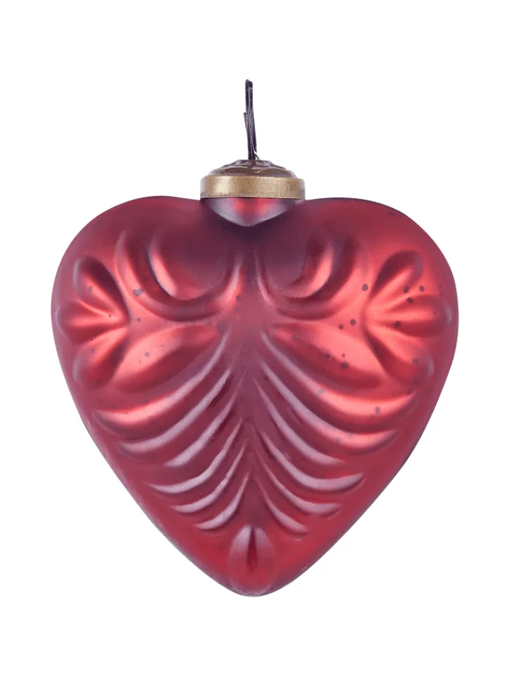 Beliani Künstliche Weihnachtsbäume<8er-Set Weihnachtsbaumkugeln FERIABLE in Rot/Gold