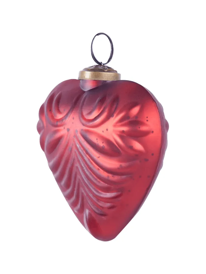 Beliani Künstliche Weihnachtsbäume<8er-Set Weihnachtsbaumkugeln FERIABLE in Rot/Gold