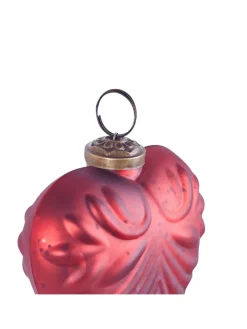 Beliani Künstliche Weihnachtsbäume<8er-Set Weihnachtsbaumkugeln FERIABLE in Rot/Gold