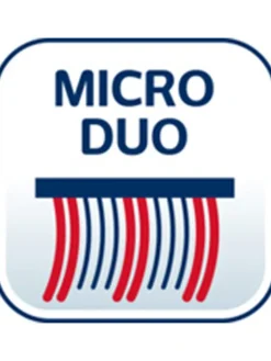 Leifheit Putz- & Waschutensilien<2er-Set: Wischbezüge "CT M Ergo micro duo" in Weiß/ Türkis