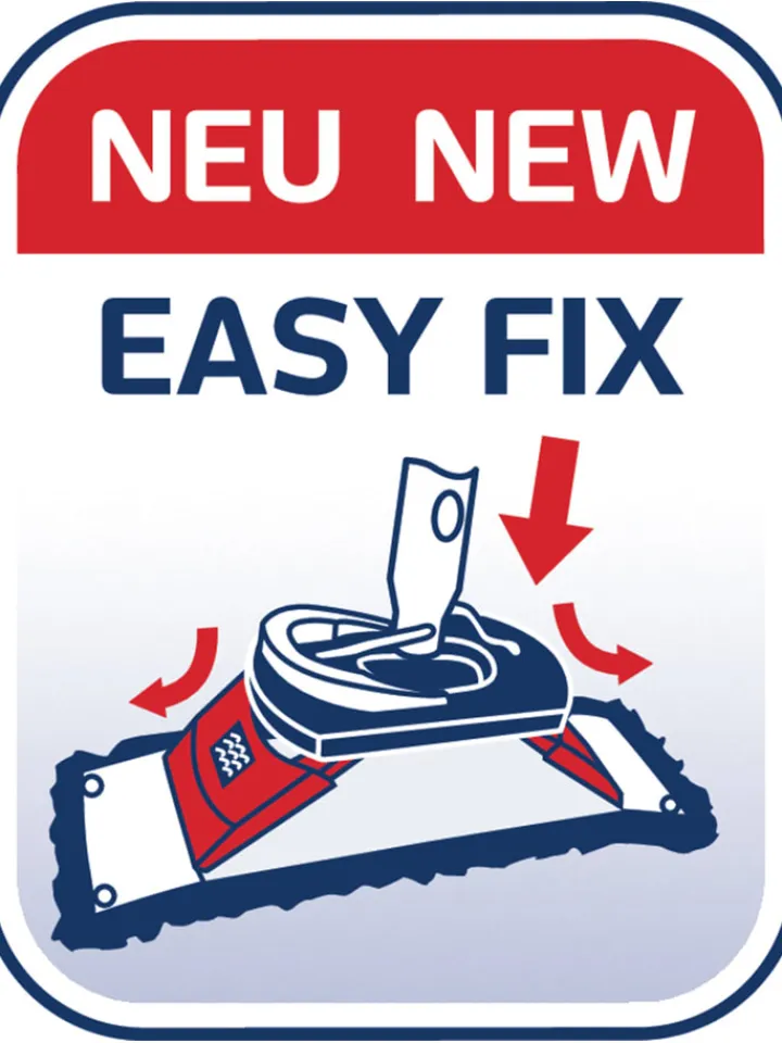 Leifheit Putz- & Waschutensilien<2er-Set: Wischbezüge "CT M Ergo static plus" in Türkis