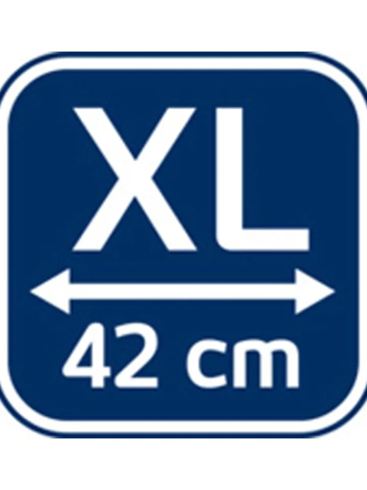 Leifheit Putz- & Waschutensilien<2er-Set: Wischbezüge "Profi XL outdoor active" in Schwarz/ Hellblau