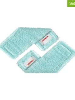 Leifheit Putz- & Waschutensilien<2er-Set: Wischbezüge "Profi XL super soft" in Hellblau
