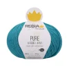 Regia Kreativbedarf & Do-It-Yourself<5er-Set: Wollgarne ''Premium Pure'' in Türkis - 5x 100 g