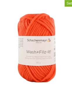 Schachenmayr since 1822 Kreativbedarf & Do-It-Yourself<10er-Set: Wollgarne ''Wash+Filz-it!'' in Orange - 10x 50 g