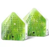 Zwitscherbox Wohndekoration<2er-Set: Zirpyboxen in Grün - (B)7 x (H)7,7 x (T)4 cm