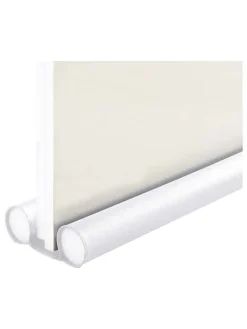 Wenko Weitere Haushaltshelfer<2er-Set: Zugluft-Stopper in Weiß - (B)80 x (H)13 cm