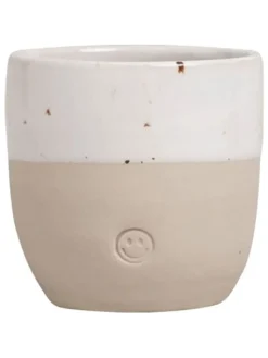 Eulenschnitt Gedeckter Tisch<Espressobecher "Smiley" in Beige/ Creme - 40 ml