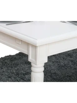 ebuy24 Möbel-Sets<Essgruppe Amaretta (7-teilig) Weiß/Beige 180 x 100 cm