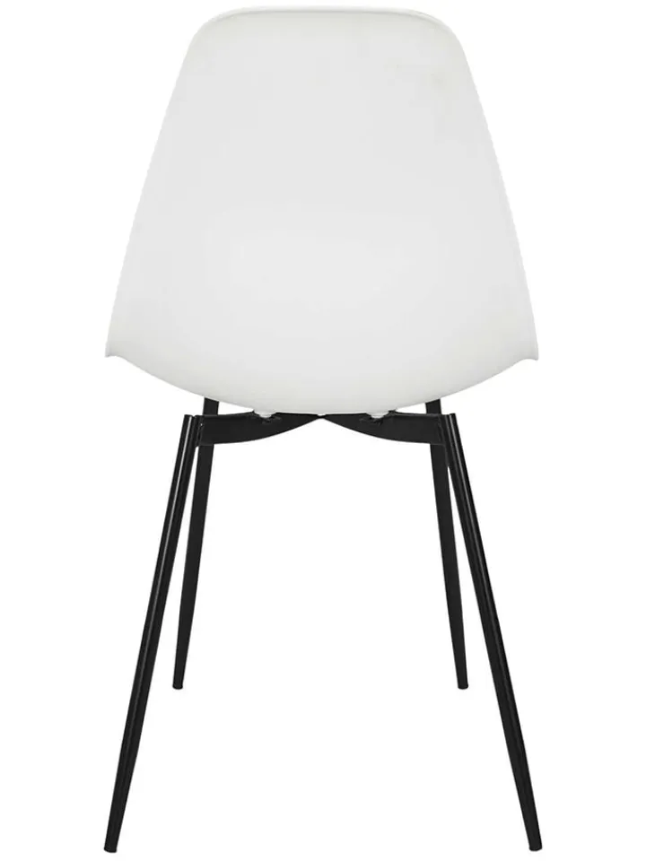 THE HOME DECO FACTORY Sitzmöbel<Esszimmerstuhl in Weiß - (B)50,7 x (H)84,8 x (T)45,5 cm