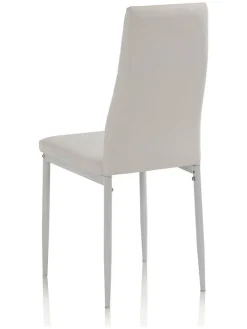 TFT Home Sitzmöbel<Esszimmerstuhl in Weiß - (B)41 x (H)95 x (T)39 cm