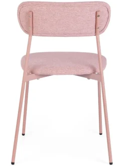 Bizzotto Sitzmöbel<Esszimmerstuhl ''Inka'' in Rosa - (B)45 x (H)78 x (T)49 cm