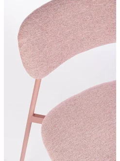 Bizzotto Sitzmöbel<Esszimmerstuhl ''Inka'' in Rosa - (B)45 x (H)78 x (T)49 cm