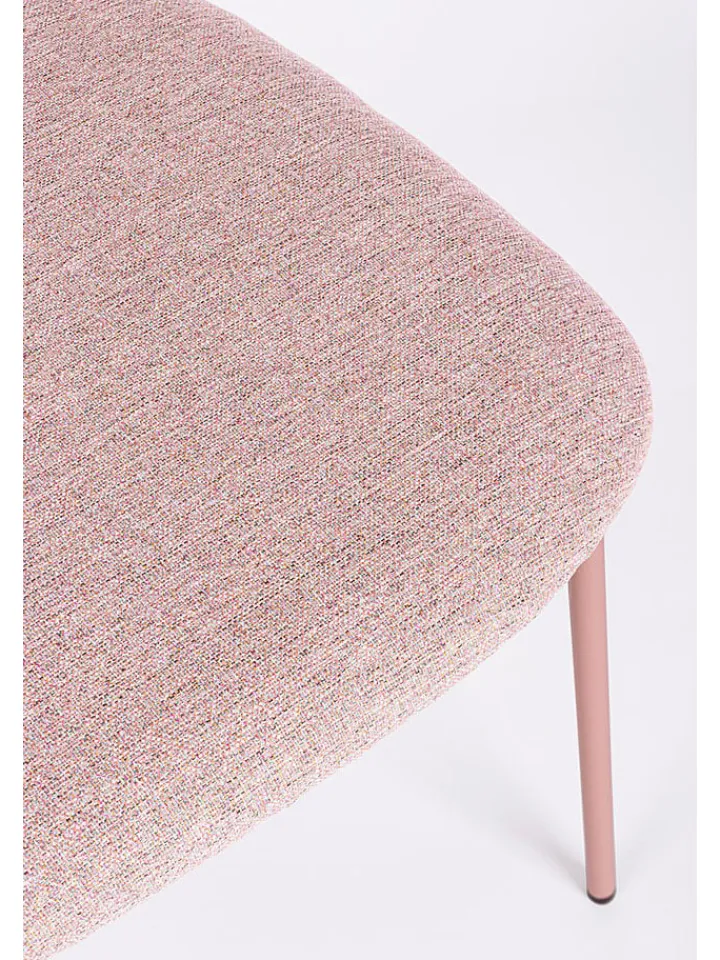 Bizzotto Sitzmöbel<Esszimmerstuhl ''Inka'' in Rosa - (B)45 x (H)78 x (T)49 cm