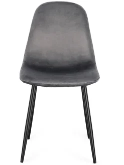 Bizzotto Sitzmöbel<Esszimmerstuhl ''New Irelia'' in Grau - (B)44 x (H)84 x (T)53 cm