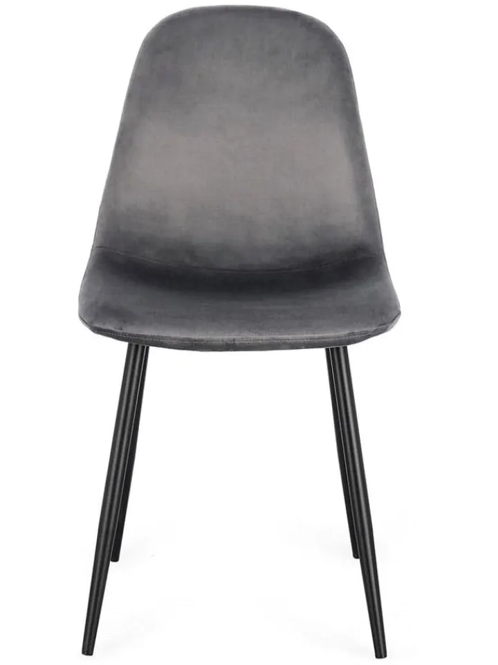 Bizzotto Sitzmöbel<Esszimmerstuhl ''New Irelia'' in Grau - (B)44 x (H)84 x (T)53 cm