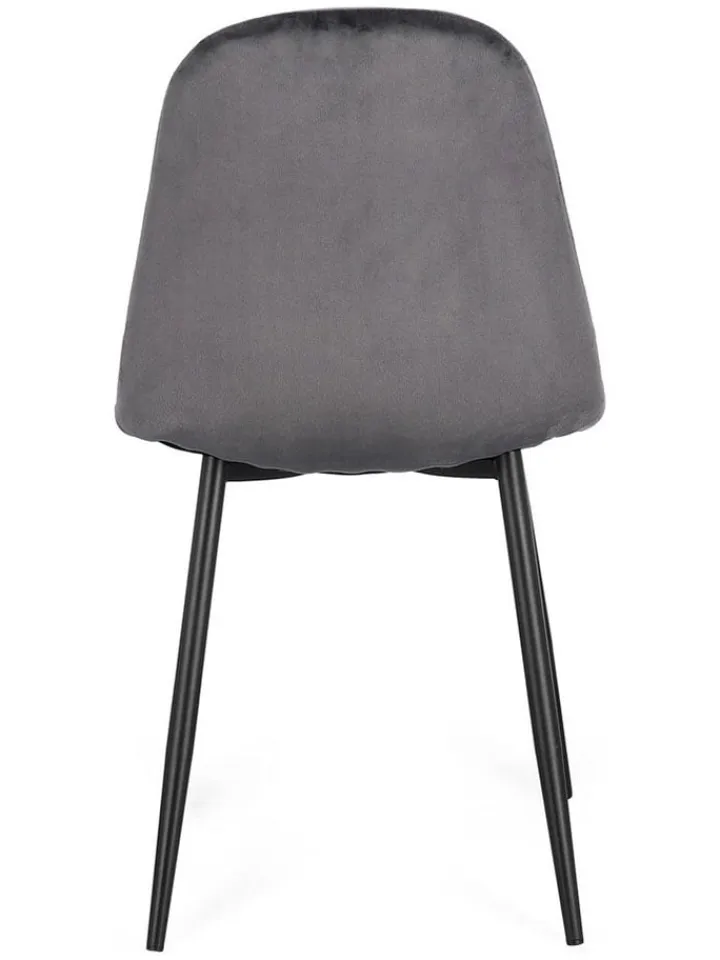 Bizzotto Sitzmöbel<Esszimmerstuhl ''New Irelia'' in Grau - (B)44 x (H)84 x (T)53 cm