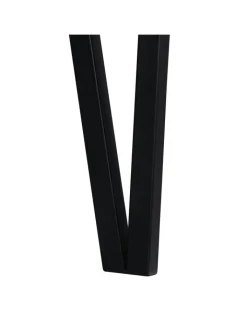 Beliani Tische<Esszimmertisch ADENA in Braun/Schwarz - (W) 90 x (H) 75 x (L) 150 cm