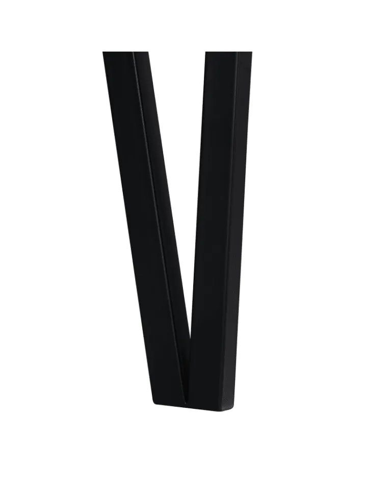 Beliani Tische<Esszimmertisch ADENA in Braun/Schwarz - (W) 90 x (H) 75 x (L) 150 cm