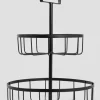 Homla Aufbewahren & Servieren<Etagere ''Gecko'' in Schwarz - (H)40,5 x Ø 30 cm