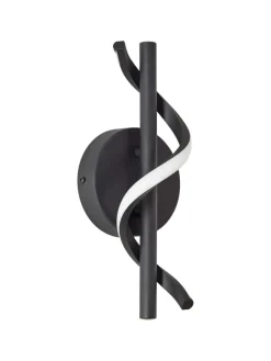 Brilliant Wandleuchten<Eunice LED Wandleuchte schwarz matt schwarz 7,5 W LED integriert