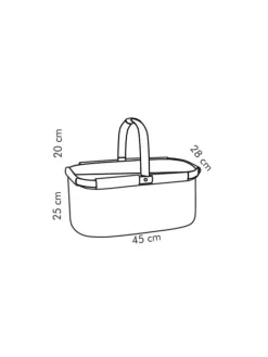 Tescoma Grillen<Faltbarer Thermokorb COOLBAG in blau