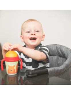 fillikid Babymöbel<Faltbarer Tischsitz inkl. Tasche - Melange in grau