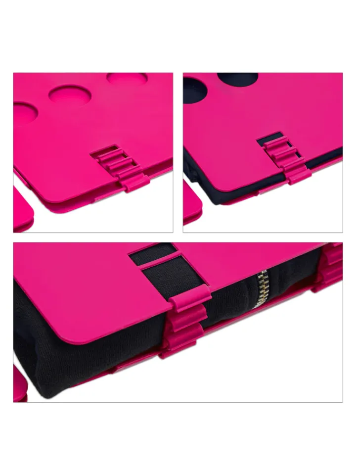 relaxdays Weitere Haushaltshelfer<Faltbrett in Pink
