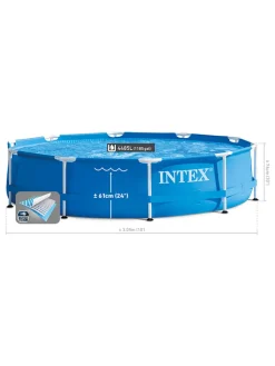 Intex Gartenspielzeug<Familien-Pool "MetallFramePool" - ab 6 Jahren