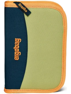 Ergobag Büro- & Schulbedarf<Federmäppchen "EntdeckBär" in Grün/ Dunkelblau - (B)21 x (H)4 x (T)14 cm