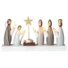 STAR Trading Lichterketten & Dekobeleuchtung<Fensterleuchte "Krubba" in Weiß - (B)33 x (H)17 x (T)9 cm