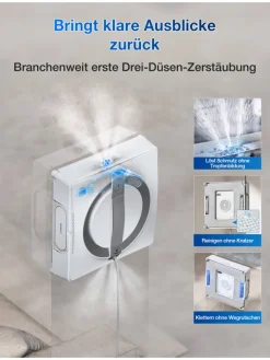 Ecovacs Staubsauger<Fensterputzroboter Winbot W2 Pro in weiß