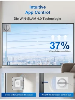 Ecovacs Staubsauger<Fensterputzroboter Winbot W2 Pro in weiß