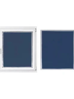 Wenko Weitere Haushaltshelfer<Fenster-Sonnenschutz in Blau - (L)114 x (B)94 cm