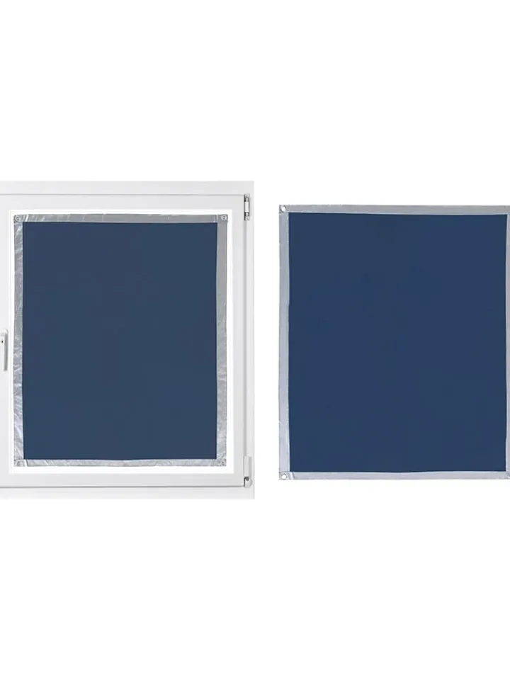 Wenko Weitere Haushaltshelfer<Fenster-Sonnenschutz in Blau - (L)114 x (B)94 cm