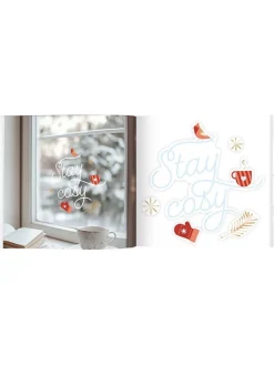 moses. Wohndekoration<Fenstersticker-Buch "Winterwunder" in Bunt