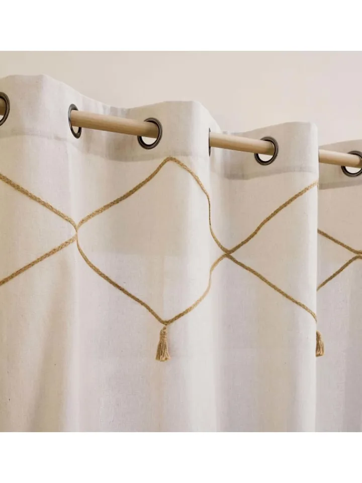 Douceur d’Intérieur Gardinen, Jalousien & Rollos<Fenstervorhang in beige