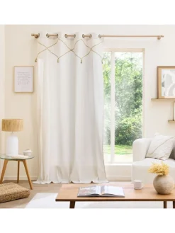 Douceur d’Intérieur Gardinen, Jalousien & Rollos<Fenstervorhang in beige