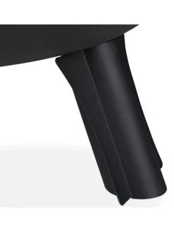 relaxdays Grillen<Feuerschale in Schwarz - (H)60 x Ø 60 cm