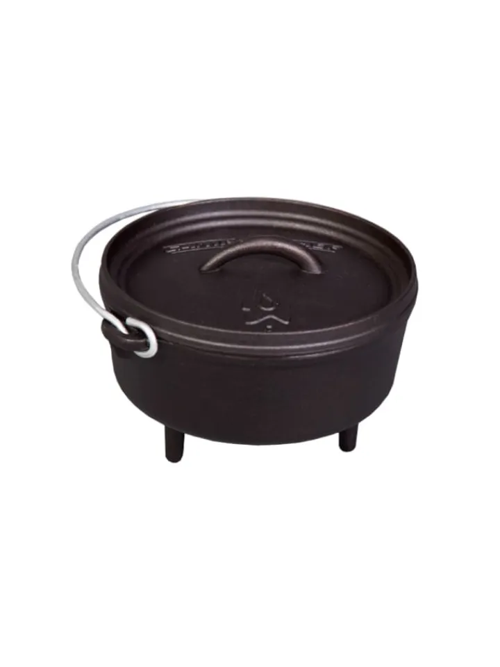 Camp Chef Grillen<Feuertopf Gusseisen in schwarz - 20cm