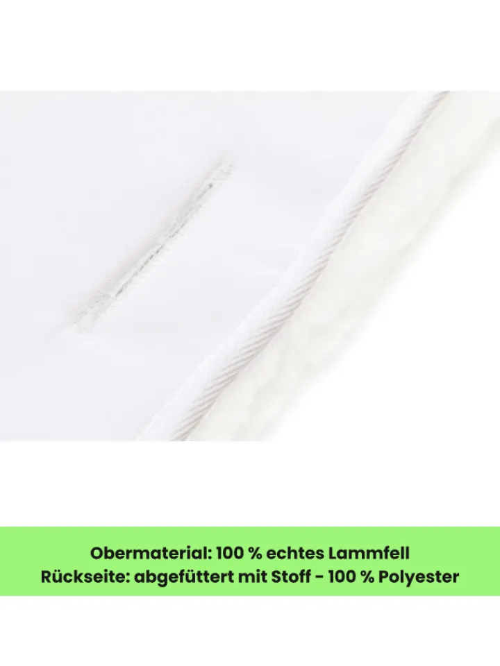 Kinderhaus Blaubär Lammfelle & Co<Fillikid Lammfelleinlage 73x33 TOP in Weiß