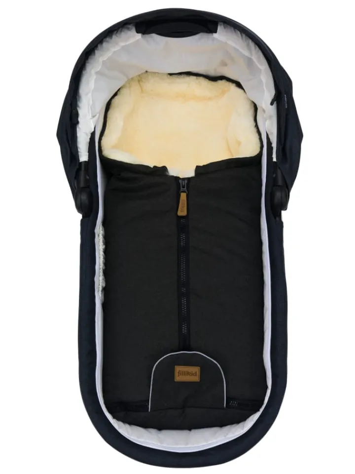 Kinderhaus Blaubär Lammfelle & Co<Fillikid Winterfußsack Pamir TOP in Ebenholz