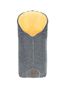 Kinderhaus Blaubär Lammfelle & Co<Fillikid Winterfußsack Pamir TOP in Hellgrau Melange