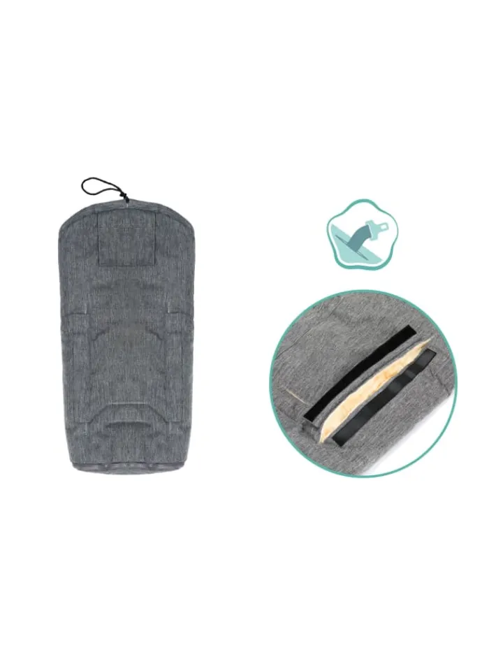 Kinderhaus Blaubär Lammfelle & Co<Fillikid Winterfußsack Pamir TOP in Hellgrau Melange