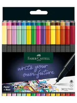 Faber-Castell Büro- & Schulbedarf<Filzschreiber "Finepen Grip" - 30 Stück