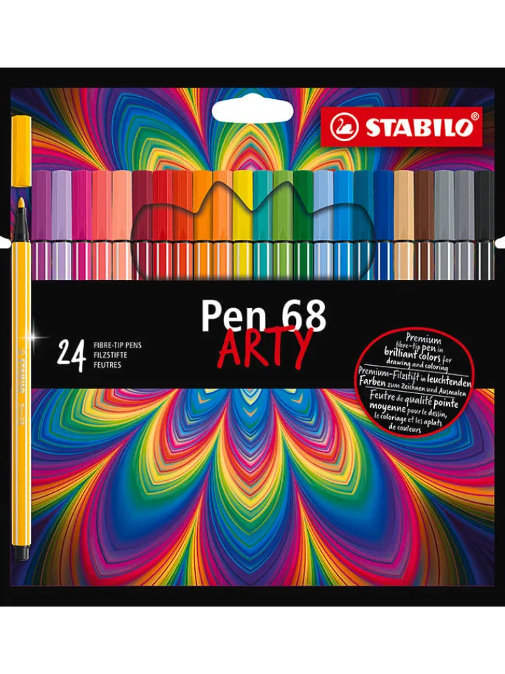 STABILO Büro- & Schulbedarf<Filzschreiber "Pen 68 Arty" - 24 Stück
