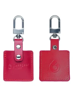 musegear Smarthome & Wetterstationen<Finder Mini dunkelblau, Finder 2 orange, Finder 2 in Ledertasche Bordeaux