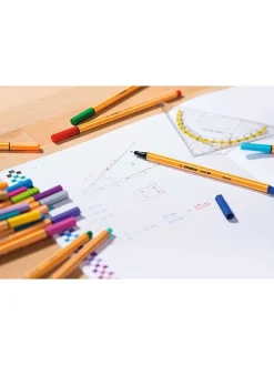STABILO Büro- & Schulbedarf<Fineliner '' point 88'' in Blau - 10 Stück