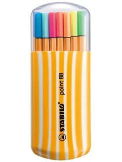 STABILO Büro- & Schulbedarf<Fineliner " point 88 Zebrui - 20 Stück